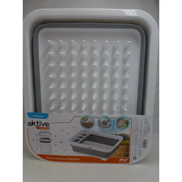 Folding Draining Rack for Kitchen Aktive 6 Units