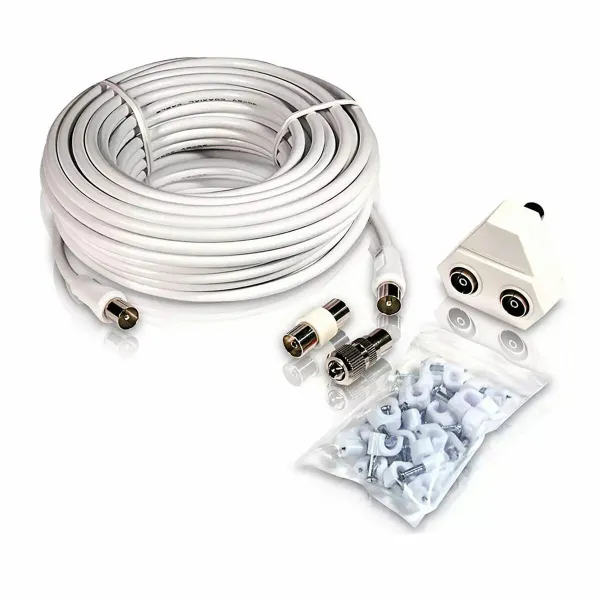 Koaksialinis televizijos kabelis Philips SWV2209W/10 Varinis 15 m