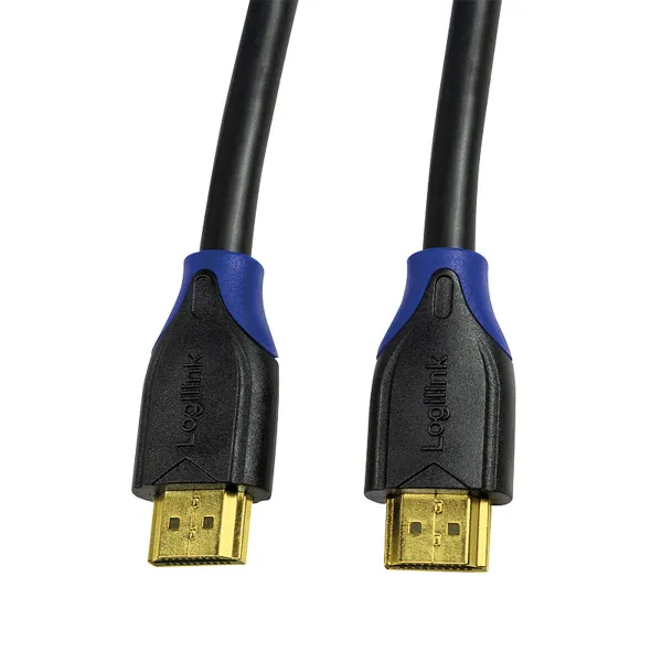 HDMI kabelis ar ārējo tīklu LogiLink CH0063 3 m Melns