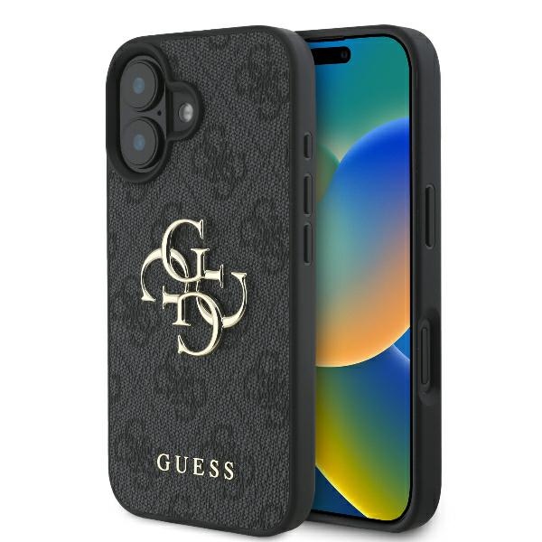 Guess iPhone 16 6,1" GUHCP16S4GMGGR 4G -suojakuori, musta