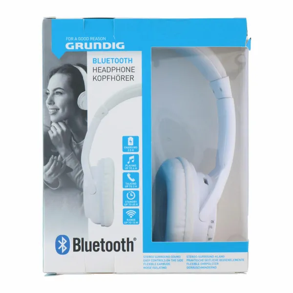 Kokoonmenevät kuulokkeet, joissa bluetooth Grundig