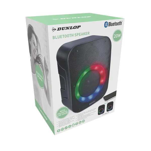Bluetooth Kõlarid Dunlop TWS 20 W Must