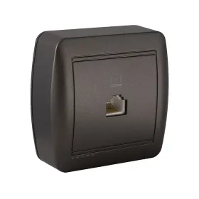 Telefono ir ADSL lizdas Solera Mural Grafito RJ45