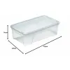 Sandėliavimo dėžutė su dangteliu Mondex Space Box 24448 Skaidrus 42 x 24 x 14 cm