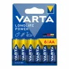 Baterijos Varta longlife power aa - lr06 1,5 V AA LR06 (6 vnt.)
