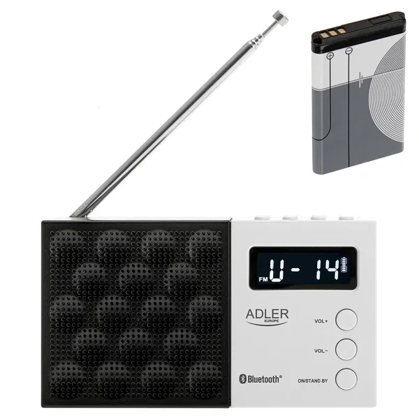 Radio Adler pll fm ad 1908 Musta Valkoinen