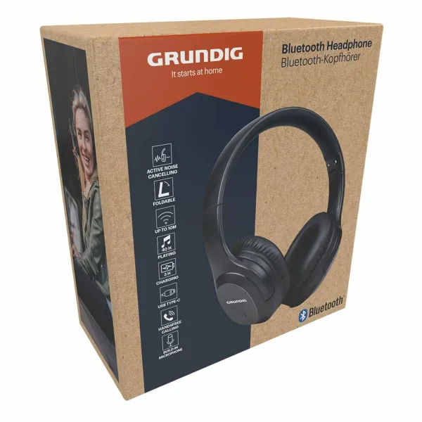 Kokoonmenevät kuulokkeet, joissa bluetooth Grundig