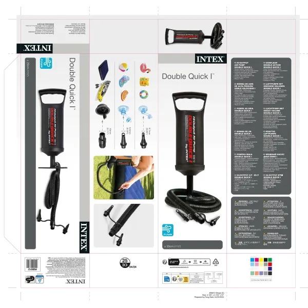 Ilmapumppu Intex Double Quick I (12 osaa)