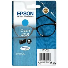 Alkunperäinen mustepatruuna Epson 408 Syaani