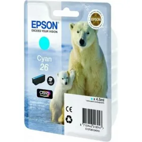 Alkunperäinen mustepatruuna Epson 26 Syaani