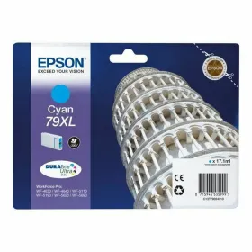 Alkunperäinen mustepatruuna Epson 79XL Pisa Tower Syaani