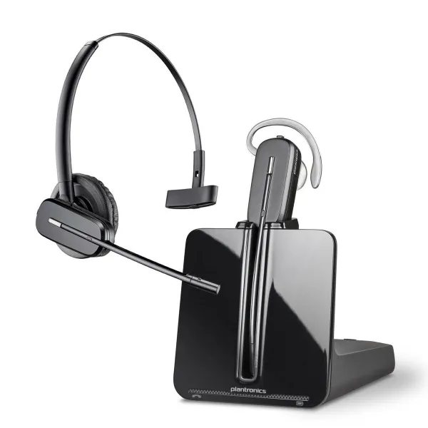 Langattomat Kuulokkeet Mikrofonilla Poly CS540/A Musta