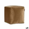 Pehmustettu istuin Gift Decor Ruskea polystyreeni Sametti (4 osaa)