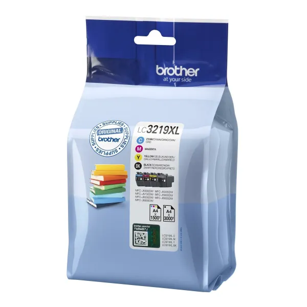 Originali rašalo kasetė Brother LC3219XL Juoda / žydra / rausvai raudona / geltona