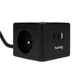 Huslog Cube Extension Cord with LED