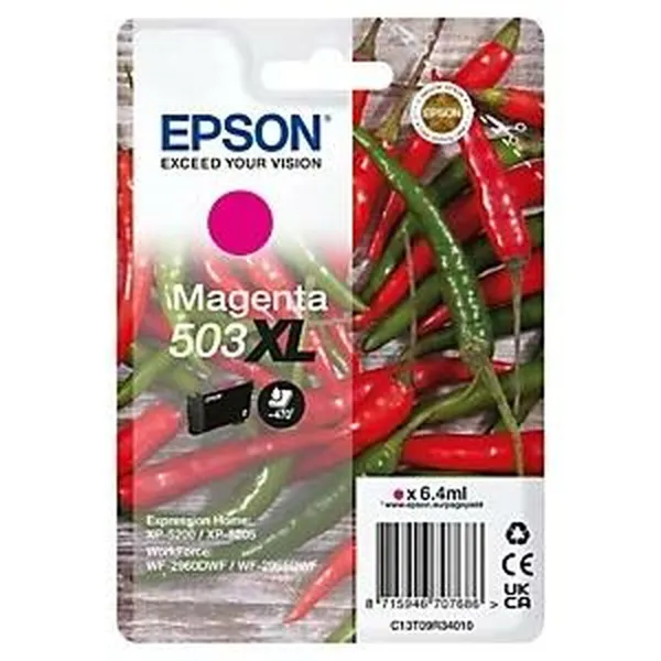 Alkunperäinen mustepatruuna Epson 503XL Syaani Magenta