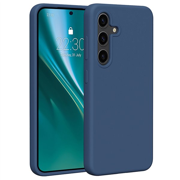 Etteri silikonikotelo Samsung Galaxy S25 Plus tummansiniselle