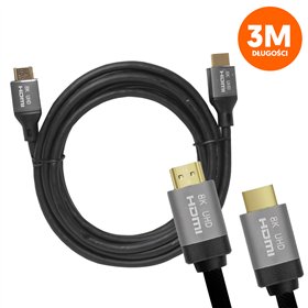 HDMI-HDMI cable (v2.1 | 8K | 3 m) black