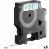Ламинированная лента для фломастеров Dymo D1 40914 9 mm LabelManager™ Белый Синий (5 штук)