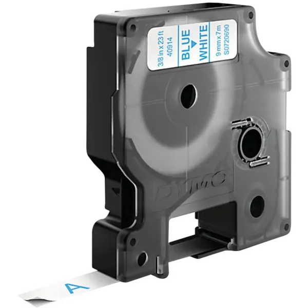 Ламинированная лента для фломастеров Dymo D1 40914 9 mm LabelManager™ Белый Синий (5 штук)