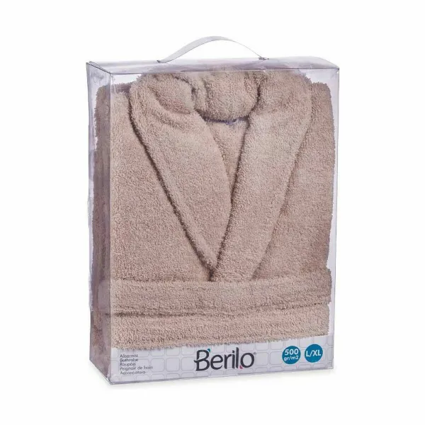 Dressing Gown Berilo Beige L/XL (6 Units)