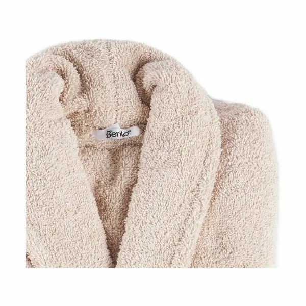 Dressing Gown Berilo Beige L/XL (6 Units)