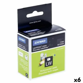 Tulostintarrat Dymo Valkoinen Musta 1000 Kappaletta 13 x 25 mm (6 osaa)