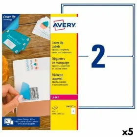 Tulostintarrat Avery L4611 Valkoinen 25 Levyt 199,6 x 143,5 mm (5 osaa)