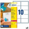 Этикетки для принтера Avery L4612 Белый 25 Листья 99,1 x 57 mm (5 штук)