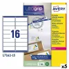 Etiketės spausdinimui Avery L7162 Balta 15 Paklodės 99,1 x 33,9 mm (5 vnt.)