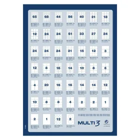 Smeigtukų krepšelis Kipit Plastmasinis 3 L 23,5 x 12,8 x 19 cm (36 Vienetai)