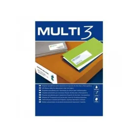 Kleepuvad sildid MULTI 3   Valge Püstine 500 Lehed 105 x 48 mm