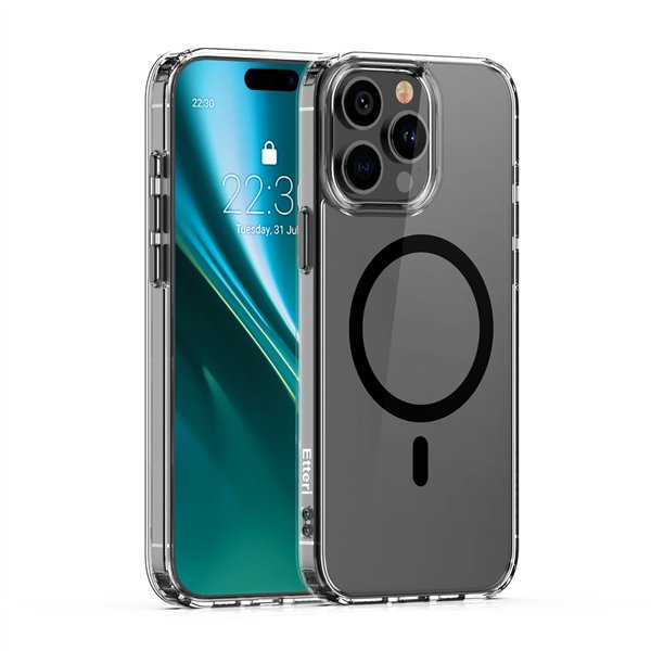 Etteri Color Mag maciņš iPhone 12 / 12 Pro 6,1" melns