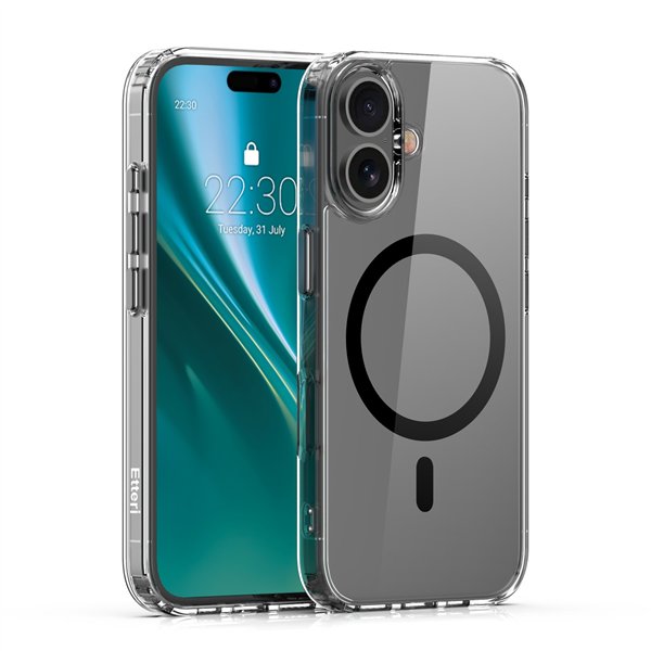 Etteri Color Mag case for iPhone 16 Plus 6,7&quot black