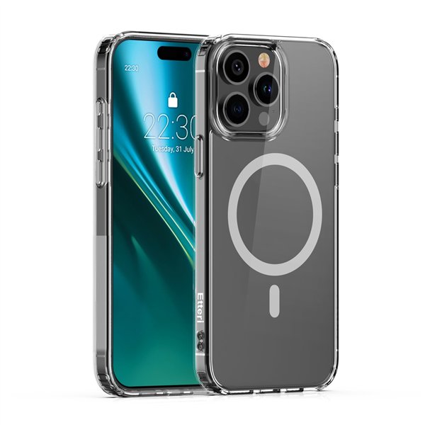 Etteri Color Mag case for iPhone 15 Pro Max 6,7&quot grey