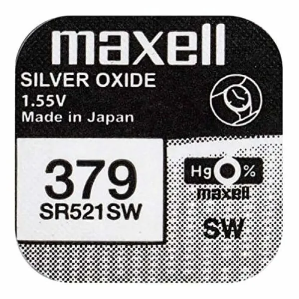 Nappiparisto Maxell SR521SW 379 1,55 V Ppiparistot