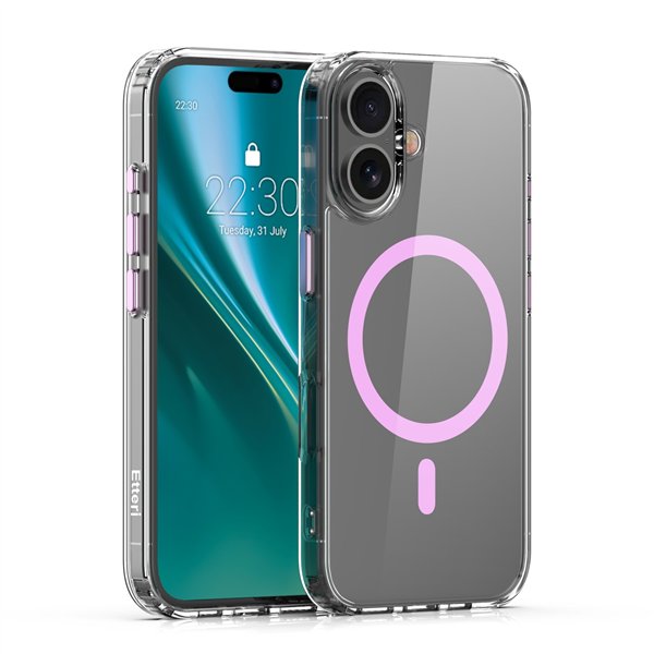 Etteri Color Mag kotelo iPhone 16 6,1" pinkille