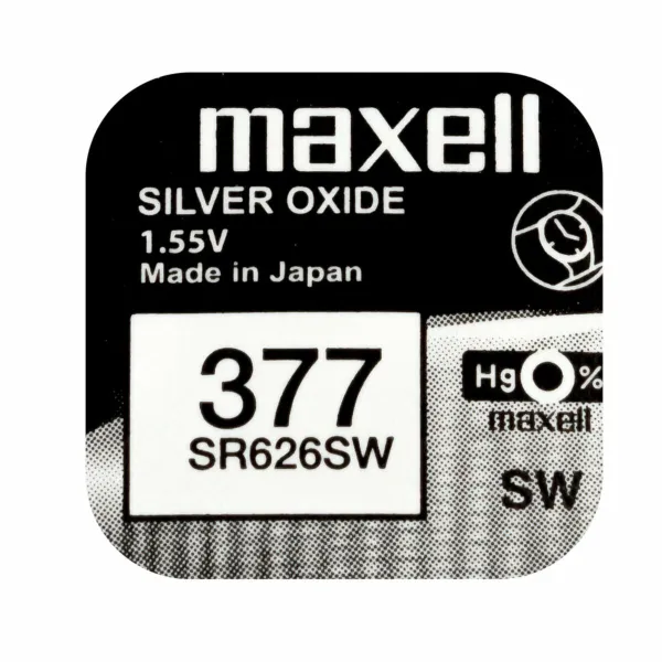 Nappiparisto Maxell SR626SW 377 1,55 V Ppiparistot