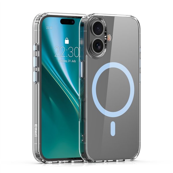 Чехол Etteri Color Mag для iPhone 16 Plus 6,7" светло-голубой