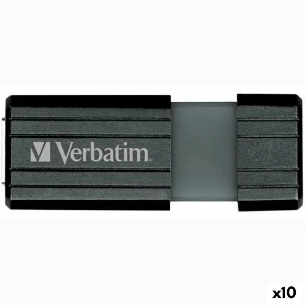 USB atmintukas Verbatim PinStripe Juoda 32 GB
