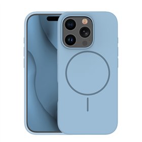 Silicone Thin Mag case for iPhone 12 / 12 Pro 6,1&quot light blue