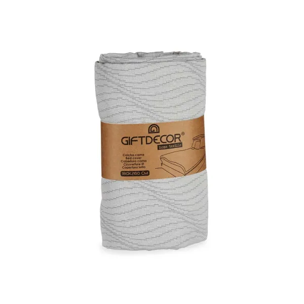 Vuodepeite (viltti) Gift Decor Harmaa 180 x 260 cm (4 osaa)