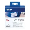 Tulostintarrat Brother DK-44205 62 mm x 30,48 m Musta/valkoinen (3 osaa)