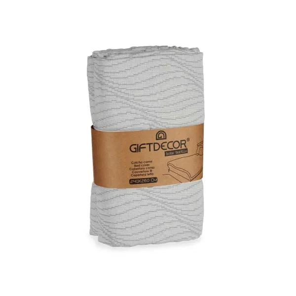 Vuodepeite (viltti) Gift Decor Harmaa 240 x 260 cm (4 osaa)