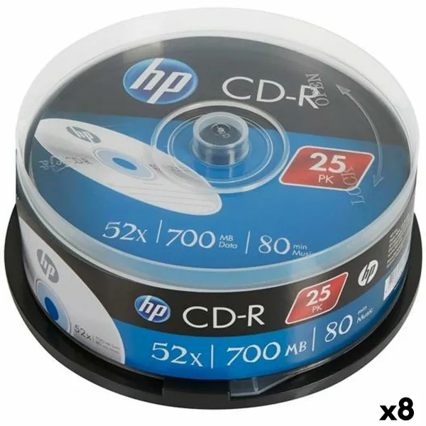 CD-R HP 700 MB 52x (8 vnt.)