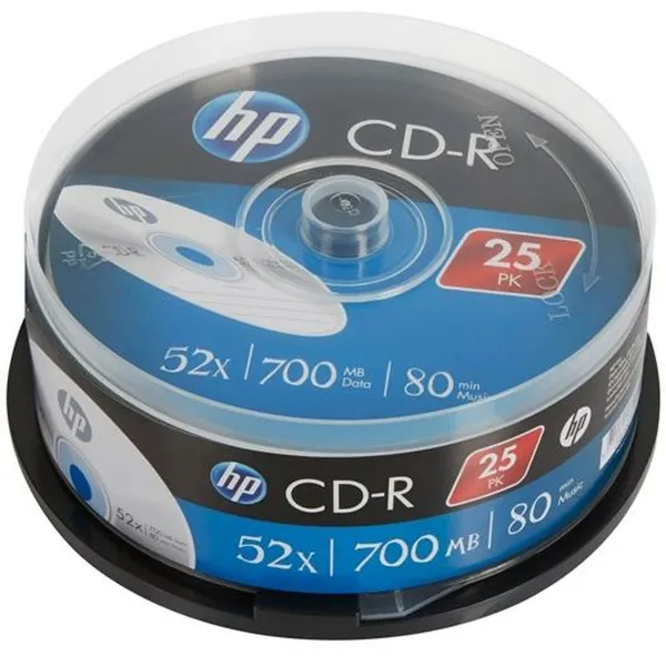 CD-R HP 700 MB 52x (8 vnt.)