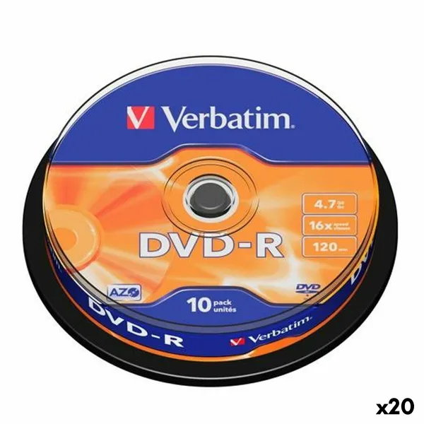 DVD-R Verbatim 4,7 GB 16x (20 vnt.)