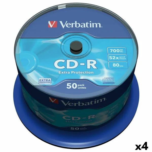 CD-R Verbatim Extra Protection 700 MB 52x 50 Kappaletta (4 osaa)