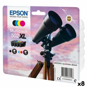 Alkunperäinen mustepatruuna Epson XP-5100 5105 WF2860DWF 2865DWF Musta/Cyanin sininen/Magentan punainen/Keltainen (8 osaa)
