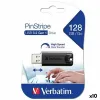 USB Zibatmiņa Verbatim PINSTRIPE Melns 128 GB (10 gb.)
